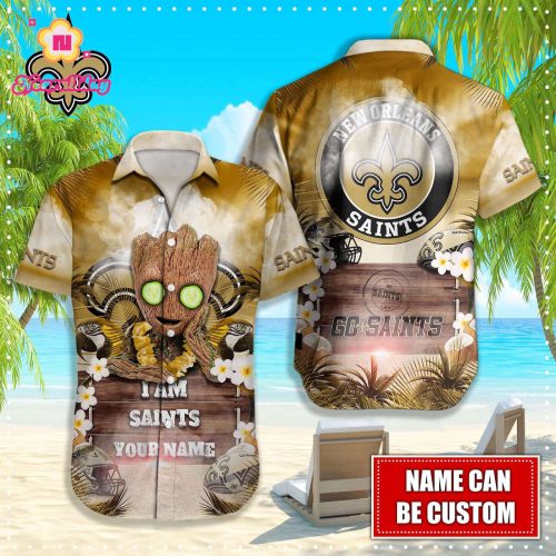 New Orleans Saints NFLHawaiian shirt custom Q48112