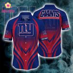 New York Giants Button Down Shirt 3D Print GiftFS