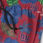 New York Giants Nfl Color Hibiscus Button Up Hawaiian Shirt