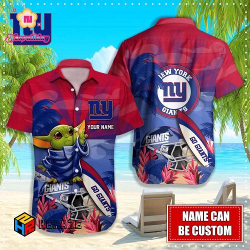 New York Giants Nfl Custom Hawaiian Shirt
