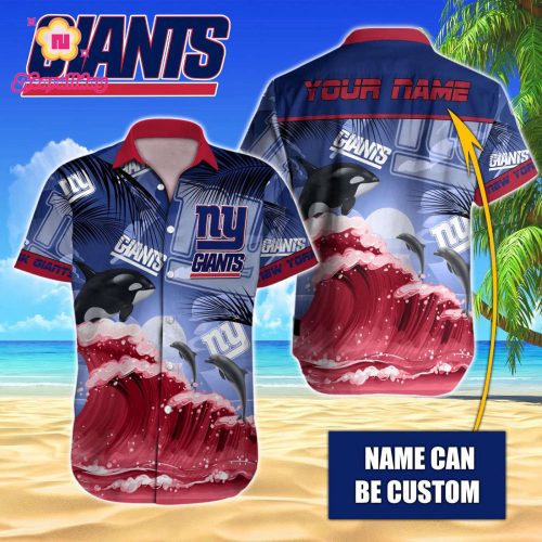 New York Giants NFL Printed Hawaiian Shirt Custom Gift