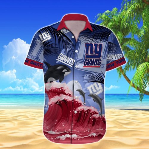 New York Giants NFL Printed Hawaiian Shirt Custom Gift