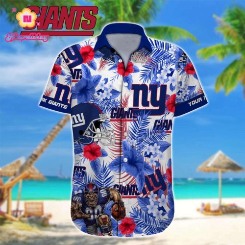 New York Giants NFL Printed Hawaiian Shirt Custom Gift