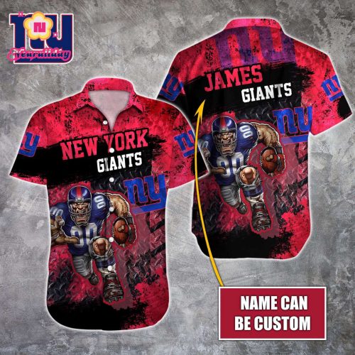New York Giants NFL Printed Hawaiian Shirt Custom Gift