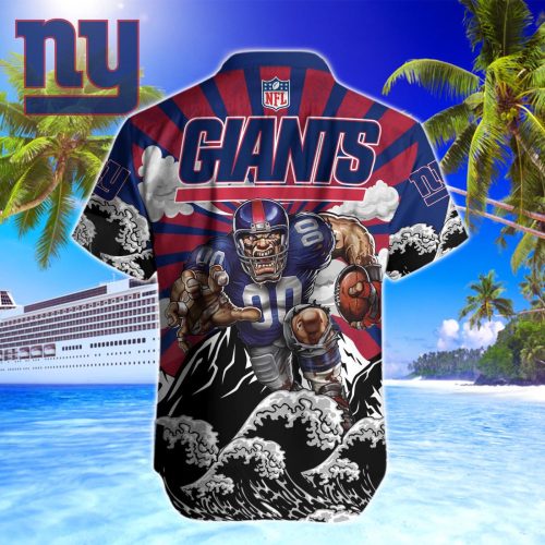 New York Giants NFL Printed Hawaiian Shirt Custom Gift