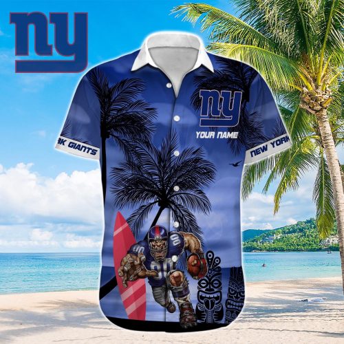 New York Giants NFL Printed Hawaiian Shirt Custom Gift