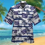 New York Giants Short Sleeve Button Up Tropical Aloha Hawaiian Shirt Set for Men Women Kids Gift