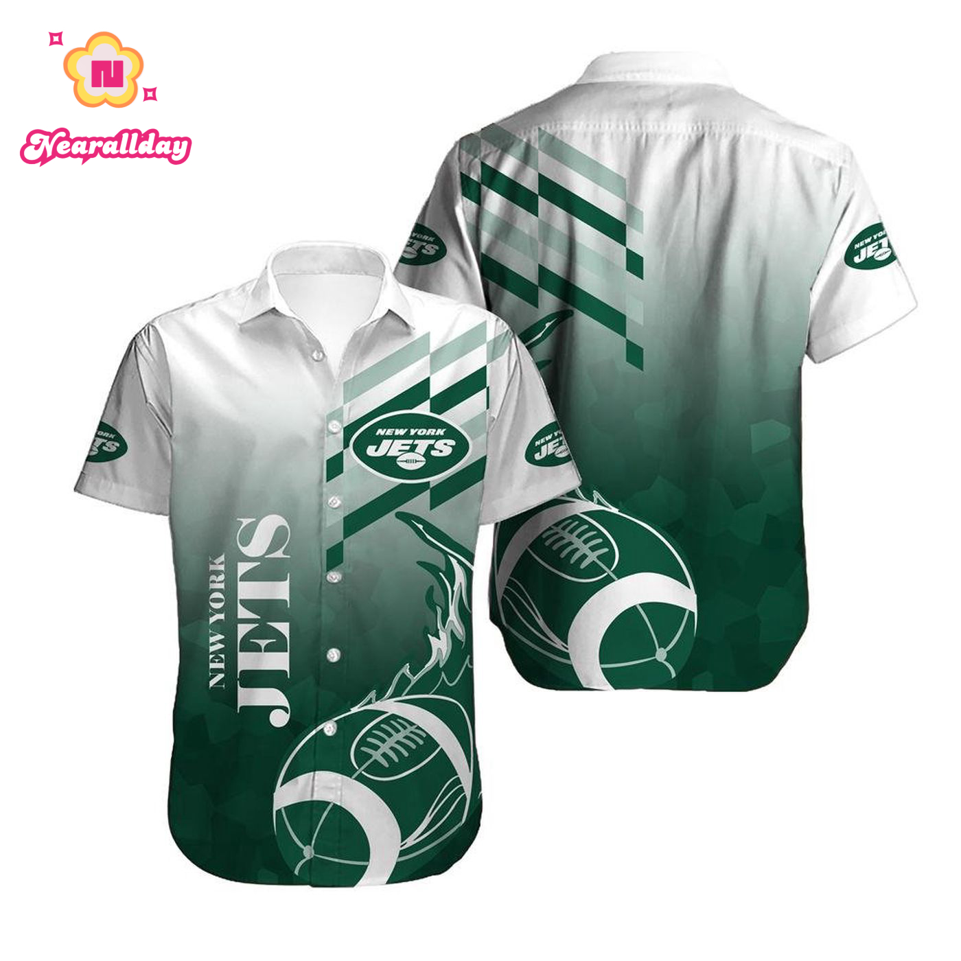 New York Jets Gift Hawaiian Shirt N02 New York Jets Gift Hawaiian Shirt N02