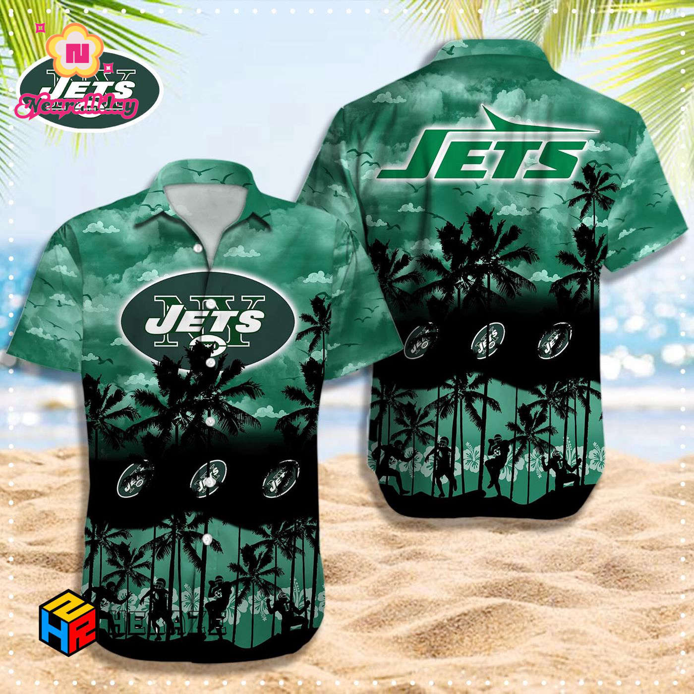 New York Jets Nfl Hawaiian Shirt New York Jets Nfl Hawaiian Shirt