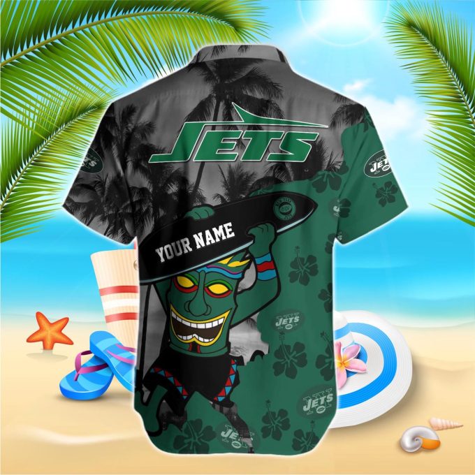 New York Jets NFL Printed Hawaiian Shirt Custom Gift