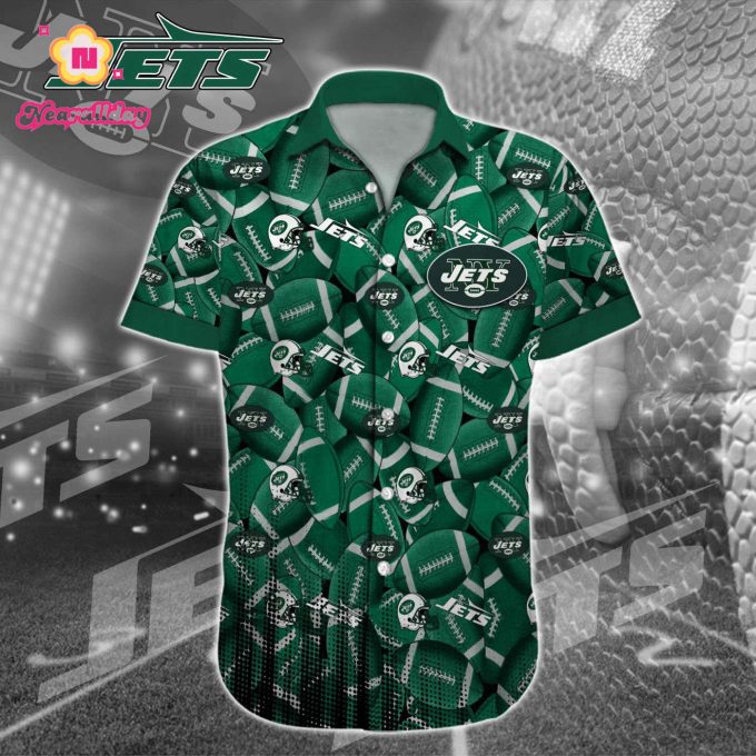 New York Jets NFL Printed Hawaiian Shirt Custom Gift