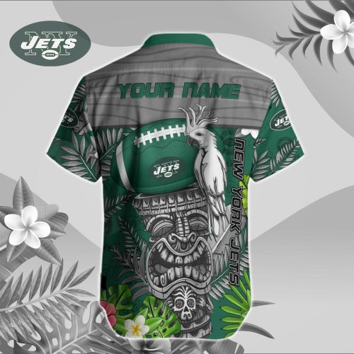 New York Jets NFL Printed Hawaiian Shirt Custom Gift