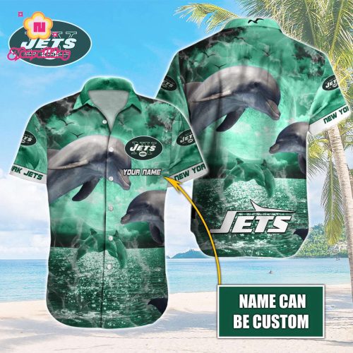 New York Jets NFL Printed Hawaiian Shirt Custom Gift