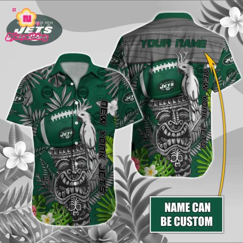 New York Jets NFL Printed Hawaiian Shirt Custom Gift