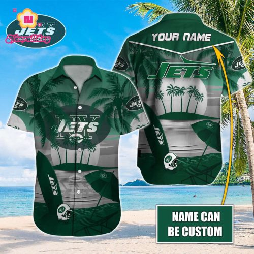 New York Jets NFL Printed Hawaiian Shirt Custom Gift