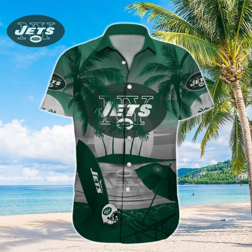 New York Jets NFL Printed Hawaiian Shirt Custom Gift
