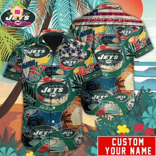 New York Jets NFLCustom Hawaiian shirt Gift