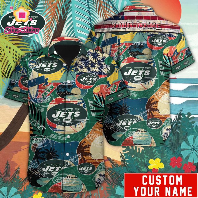 New York Jets NFLCustom Hawaiian shirt Gift