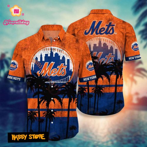 New York Mets MLB Hawaii Shirt - Official Team Merchandise for Fans