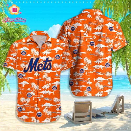 Authentic New York Mets MLB Hawaiian Shirt – Officially Licensed Gear