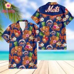 New York Mets Pineapple Tropical Hawaiian Shirt – Official MLB Merchandise
