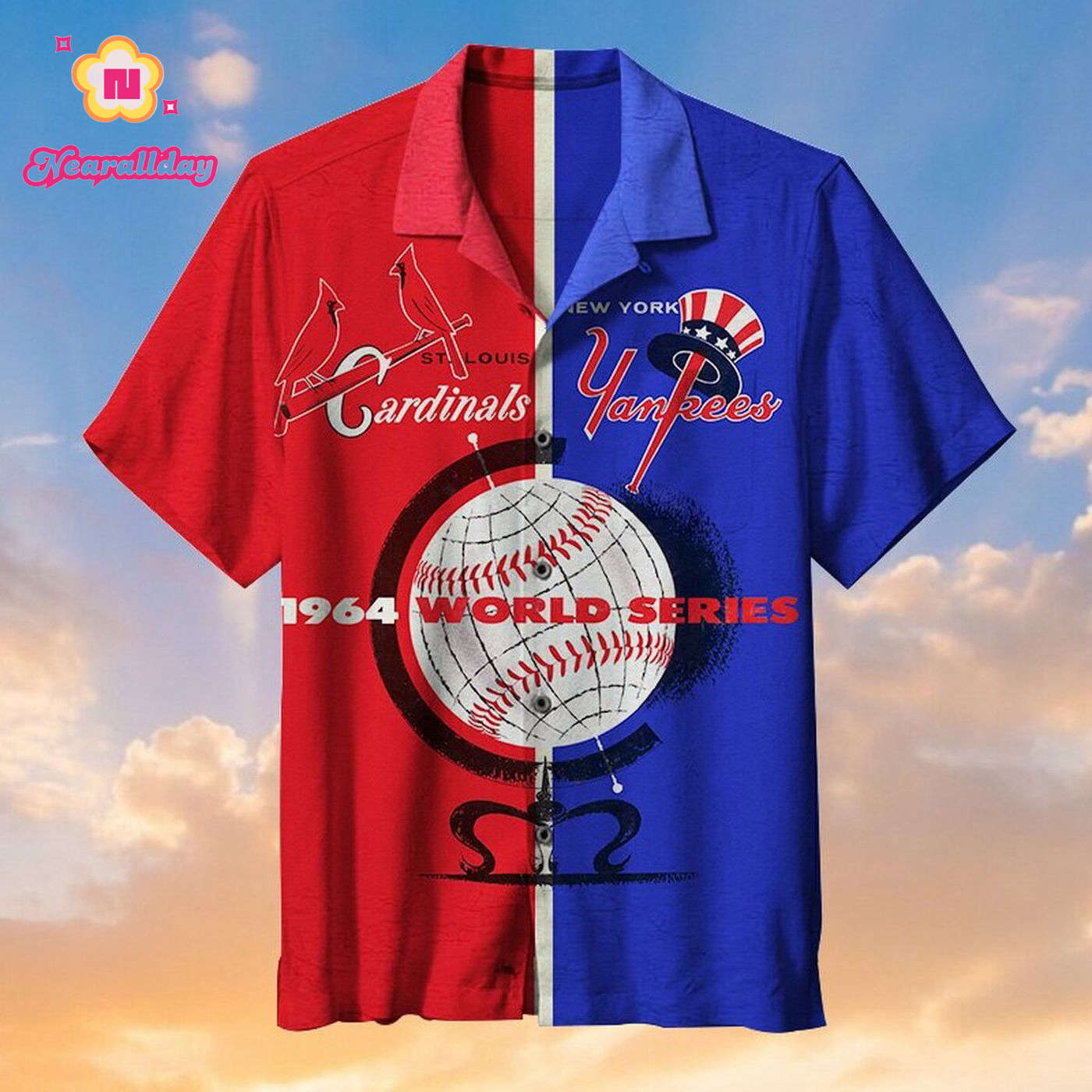 New York Yankees vs St Louis Cardinals Hawaiian Shirt – Official MLB Merchandise New York Yankees vs St Louis Cardinals Hawaiian Shirt – Official MLB Merchandise