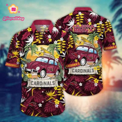 NFL Arizona Cardinals Hawaiian Shirt Aloha Summer Vacation Gift