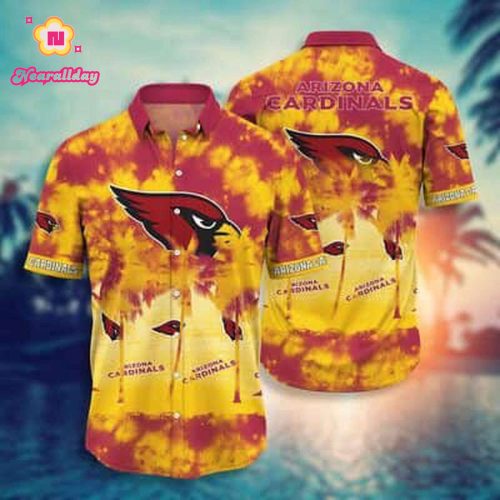 NFL Arizona Cardinals Hawaiian Shirt Burning Beach Gift For Football Fans