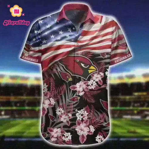 NFL Arizona Cardinals Hawaiian Shirt Flag