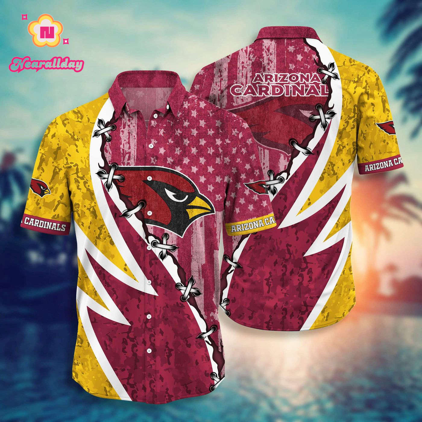 NFL Arizona Cardinals Hawaiian Shirt Hot Trending 3 NFL Arizona Cardinals Hawaiian Shirt Hot Trending 3