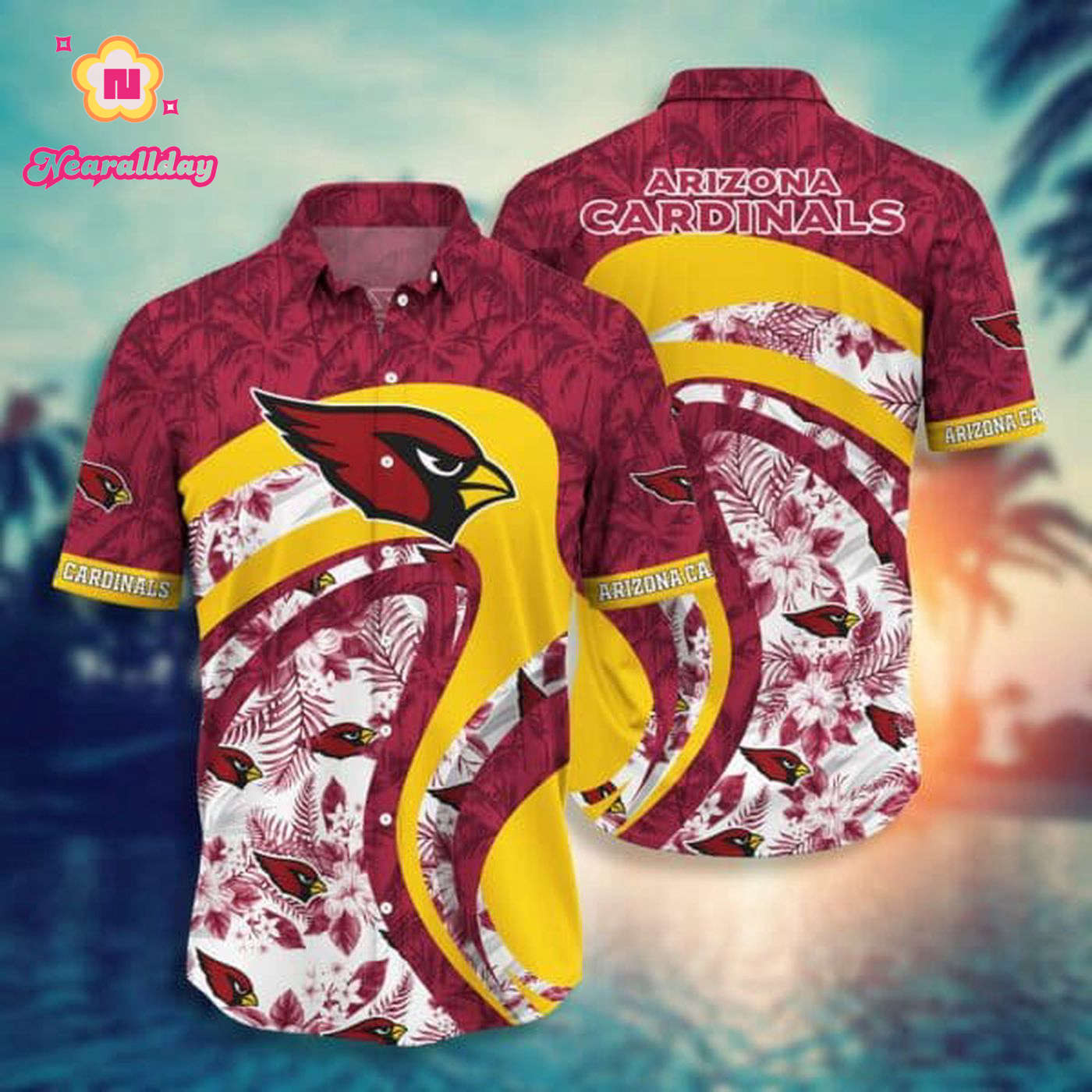 NFL Arizona Cardinals Hawaiian Shirt Hot Trending 4 NFL Arizona Cardinals Hawaiian Shirt Hot Trending 4