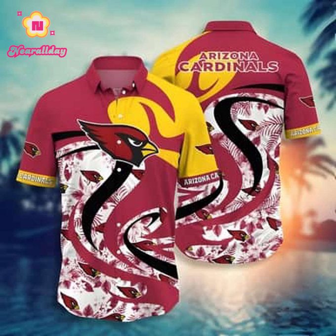 NFL Arizona Cardinals Hawaiian Shirt Practical Beach Gift For Him