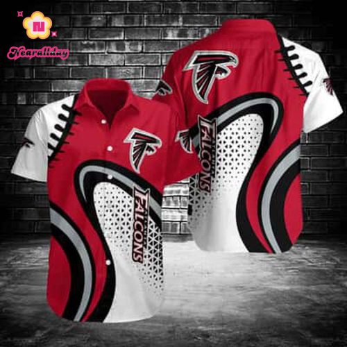 NFL Atlanta Falcons Hawaiian Shirt Football Gift For Dad From Daughter