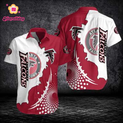 NFL Atlanta Falcons Hawaiian Shirt Football Gift For Dad From Son