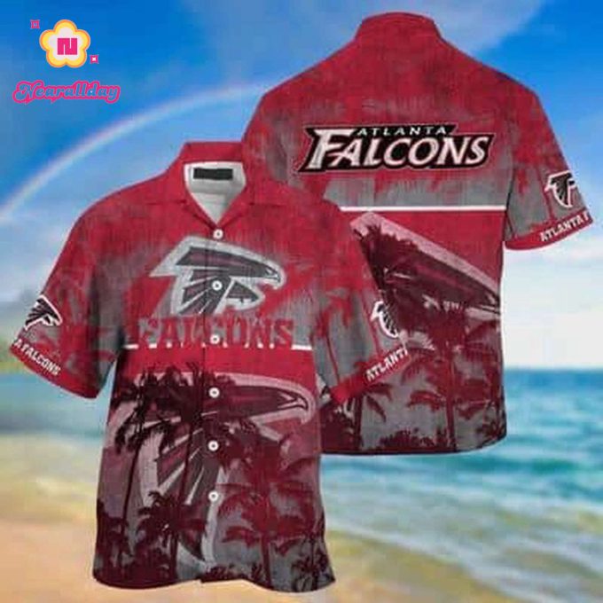 NFL Atlanta Falcons Hawaiian Shirt Gift For Beach Vacation