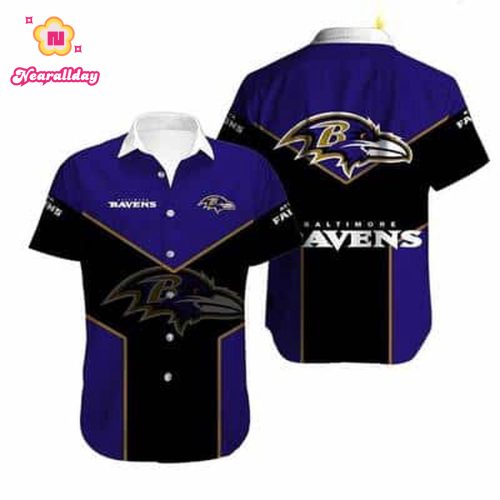 NFL Baltimore Ravens Hawaiian Shirt Gift For Football Fans