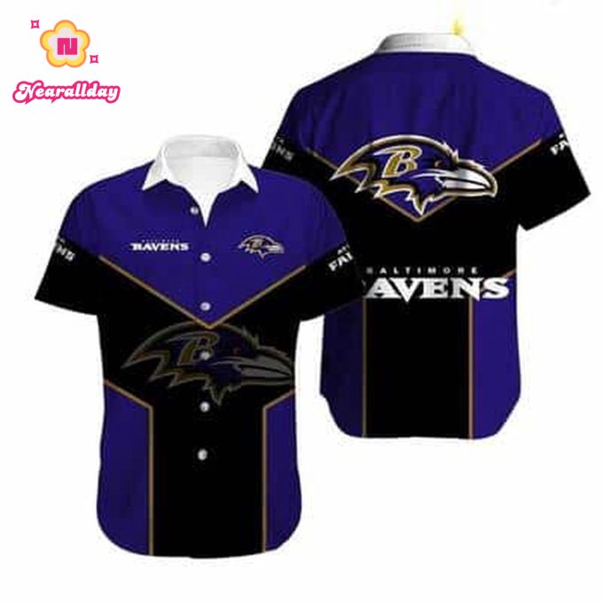 NFL Baltimore Ravens Hawaiian Shirt Gift For Football Fans