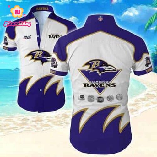 NFL Baltimore Ravens Hawaiian Shirt Summer Gift For Friend