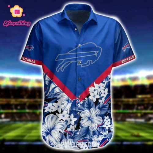 NFL Buffalo Bills Hawaiian Shirt Short Personalized