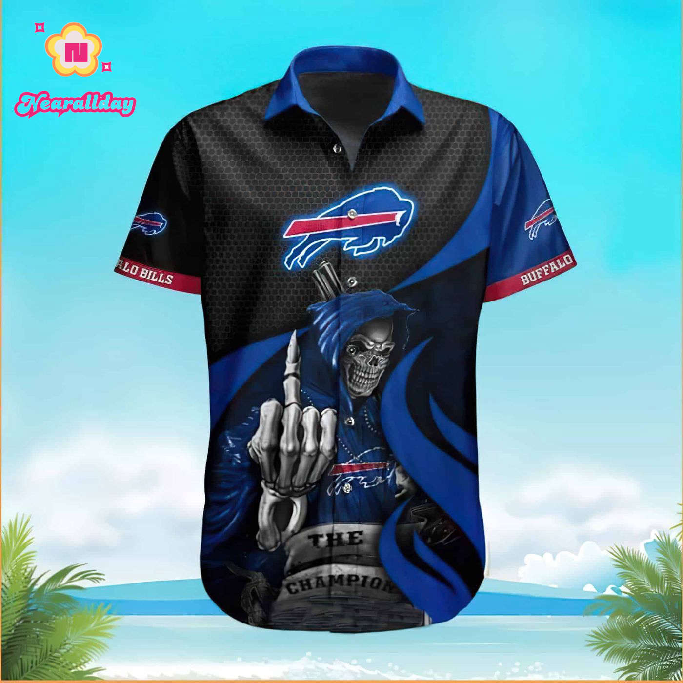 NFL Buffalo Bills Hawaiian Shirt Short Style Trending NFL Buffalo Bills Hawaiian Shirt Short Style Trending