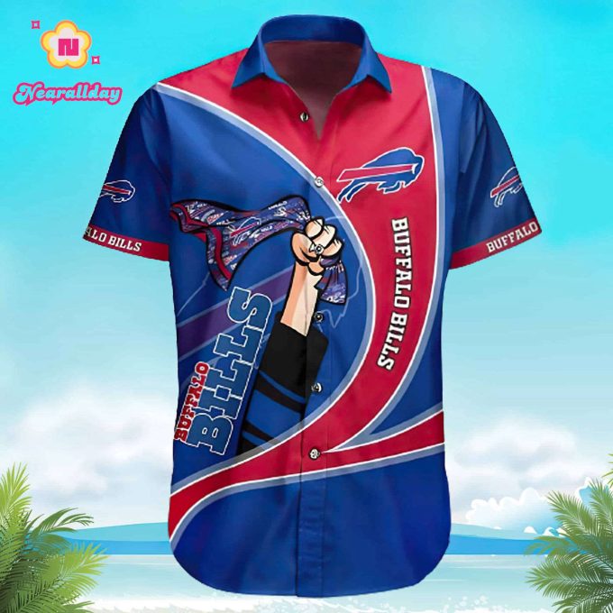 NFL Buffalo Bills Hawaiian Shirt Short Summer Logo
