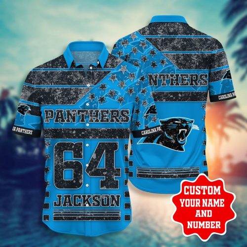 NFL Carolina Panthers Hawaiian Shirt Personalized Trending