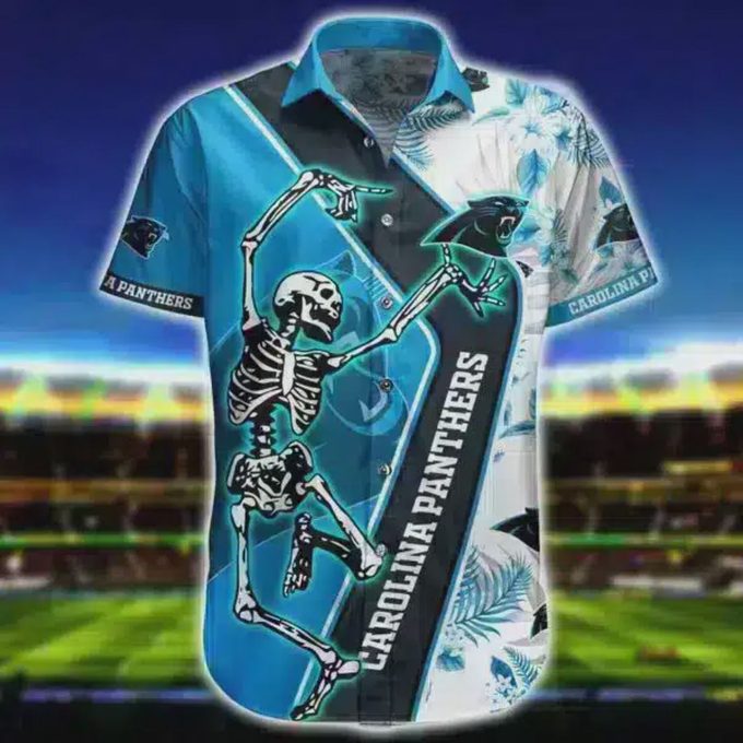 NFL Carolina Panthers Hawaiian Shirt Short 5