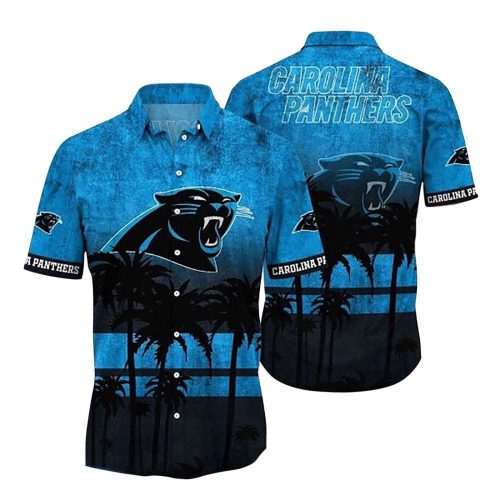 NFL Carolina Panthers Hawaiian Shirt Short Trending Summer 1