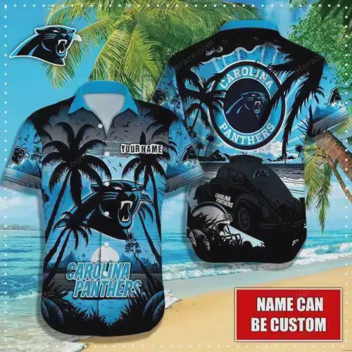 NFL Carolina Panthers Hawaiian Shirt Summer Trending