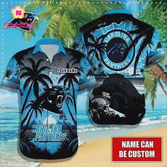 NFL Carolina Panthers Hawaiian Shirt Summer Trending