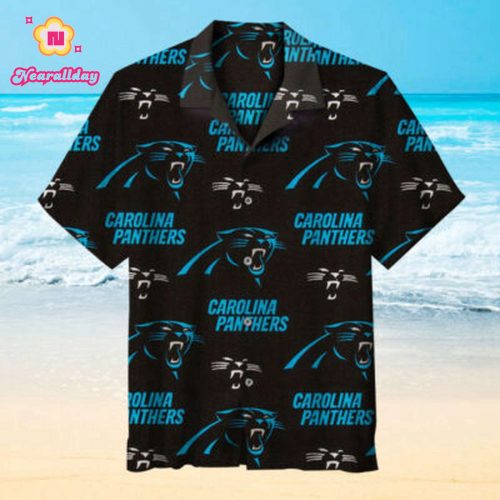 NFL Carolina Panthers logo Hawaiian shirt for man & women