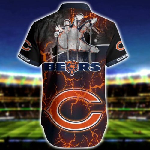 NFL Chicago Bears Hawaiian Shirt Short 1