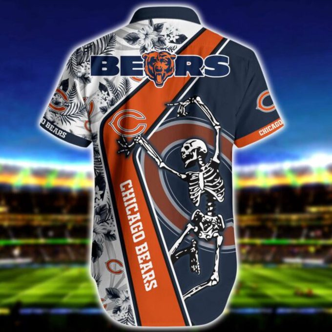 NFL Chicago Bears Hawaiian Shirt Short 2