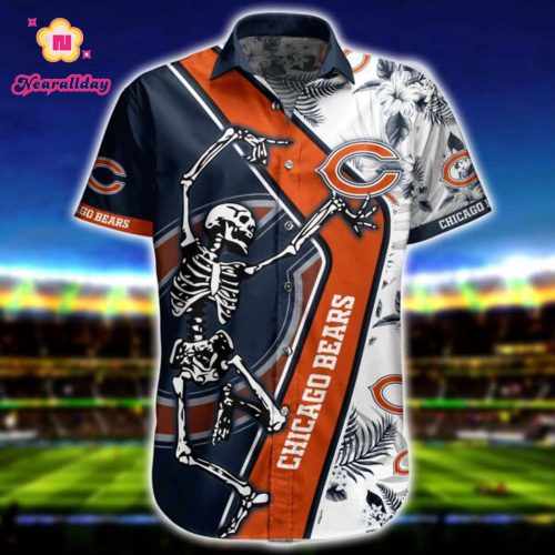 NFL Chicago Bears Hawaiian Shirt Short 2